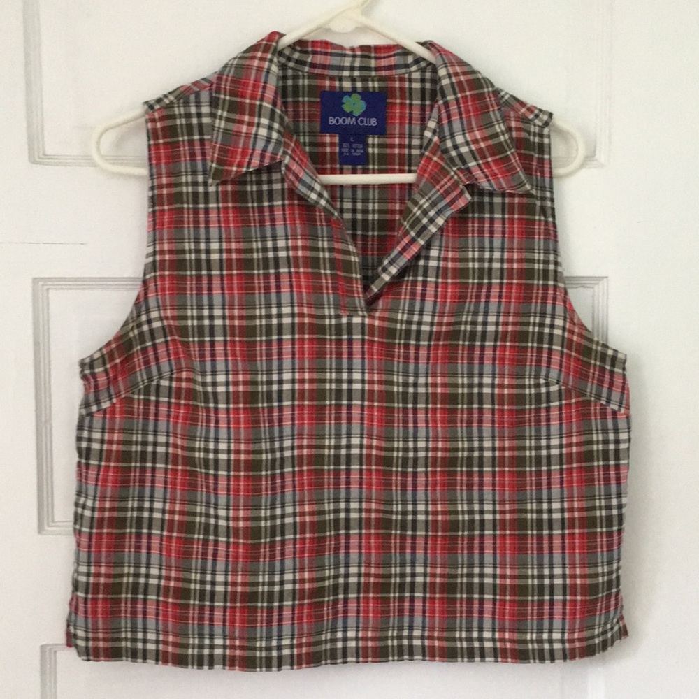 Retro 80s Boom Club Madress Sleeveless Pullover L